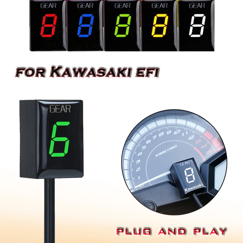 Gear Indicator Meter Z1000SX Motorcycle-Speed-Display Ninja400 Kawasaki Er6n Z750 Z800