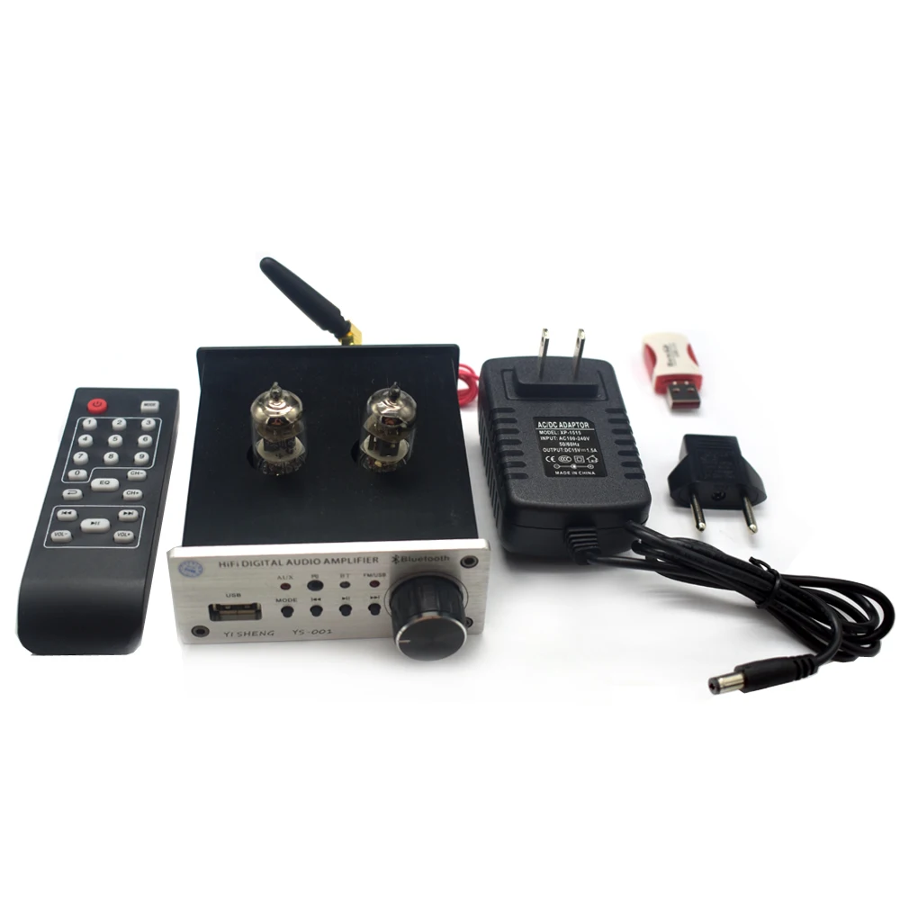 Bluetooth 5 0 6J3 трубчатый предусилитель U диск AUX RCA вход плата усилителя с FM радио пульт