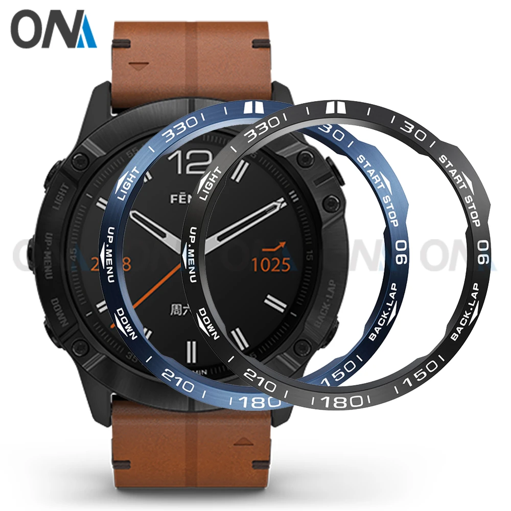 Metalen Bezel Voor Garmin Fenix 6 6X Pro Sapphire Bezel Ring Protector  Cover Fenix 3 Hr 5 5X Plus Horloge beschermende Accessoires|Smart  Accessories| - AliExpress
