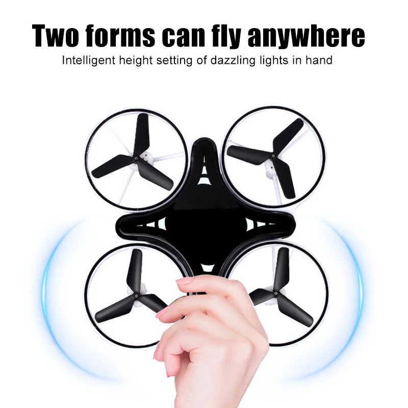 Умные часы Quadcopter Gravity Sense летающая игрушка инфракрасное зондирование жеста пульт дистанционного управления самолет с светодиодный свет S888