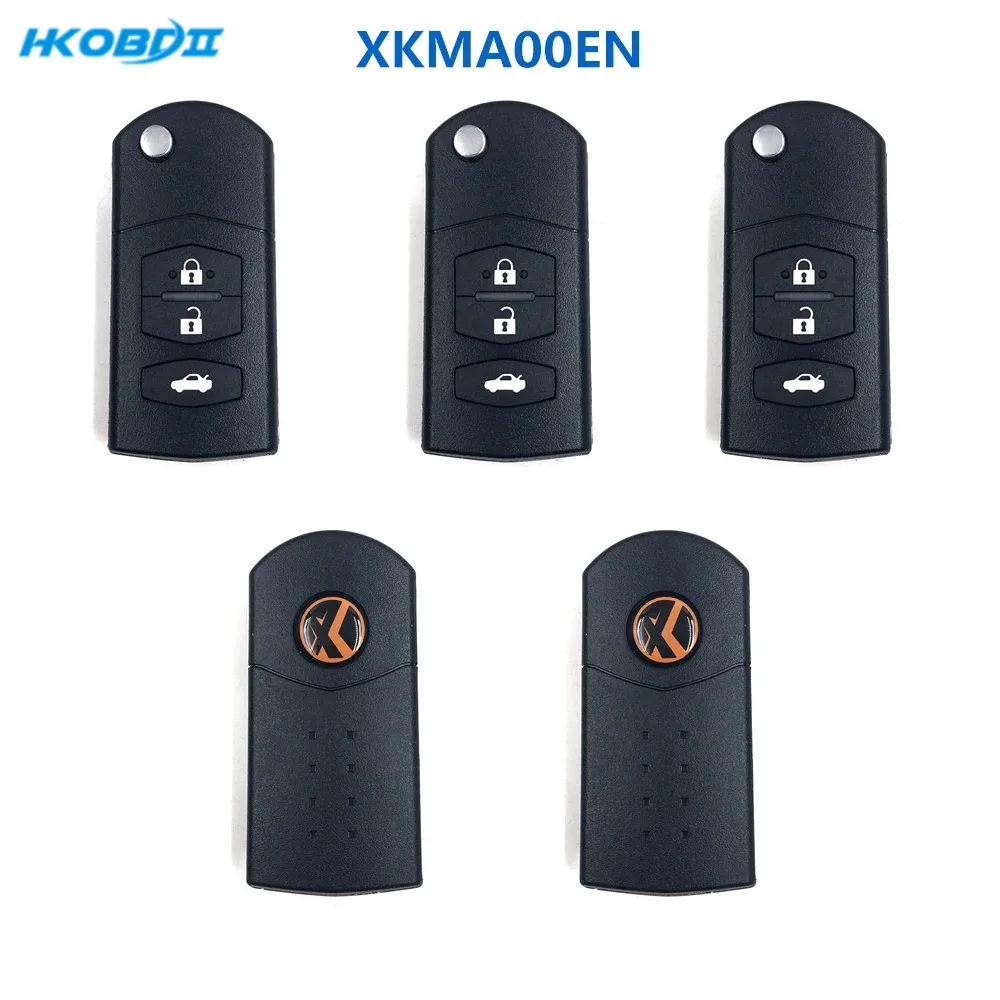 HKOBDII Xhorse VVDI провод XK XKMA00EN 3 кнопки Универсальный VVDI2 Автомобильный ключ