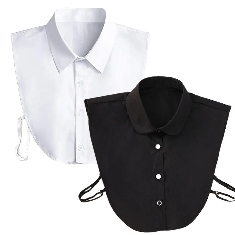 Women Detachable Collar Cotton Fake Collar Blouse Shirt Collar Sweater False Collars Lapel Women Apparel Accessories