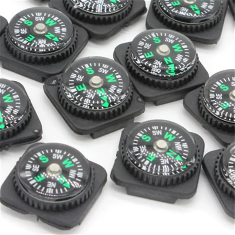 Waterproof Compass Mini Compass Navigation Compass Portable Compass Geological Compass Survival Compass 2pcs 20mm Compass Hot Black Watch Slip Wrist Slide Band Compass Black Slip Slide For Wrist Watch Band Paracord Survival