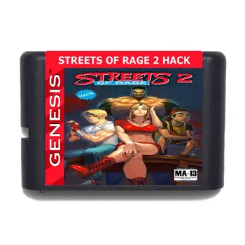 

Streets of Rage 2 Hack NTSC-USA Game Cartridge For 16 bit Sega Mega Drive / Genesis