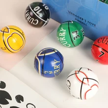 Boule de basket Ball gonflable, 1 pièce, Mini All Star, jouet en PU, solide, flottant, élastique, pour enfant