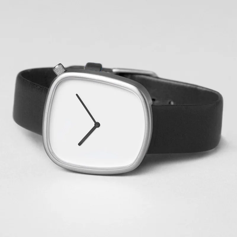 2022 Dating casual fashion minimalist quartz Vintage leather bracelet male watch female watch corelogio masculino reluple watch 
