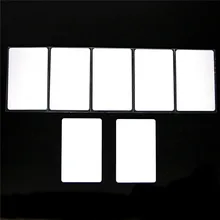 100 шт. 125 кГц T5577 R5200 перезаписываемая Водонепроницаемая RFID ID белая копия клон пустая карта для карты контроля доступа