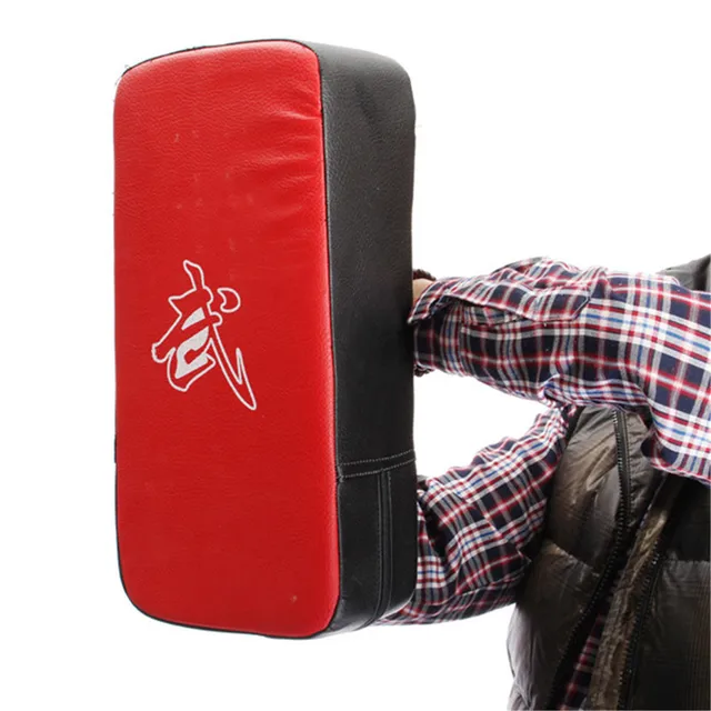 2 PCS Kick Boxing Gloves Pad Punch Target Bag Men MMA PU Karate Muay Thai Free