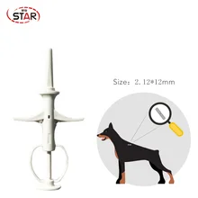 70 шт. 134,2 кГц 2,12*12 мм FDX-B микрочипы для домашних животных со шприцем для животных чип Свинья Корова Крупный рогатый скот лошадь собака рыба