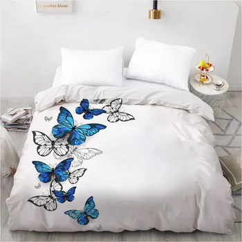 

3D HD Printing Custom Duvet Cover Comforter/Quilt/Blanket case Adult Queen King Bedding 140x200 200x200 White Bedclothes