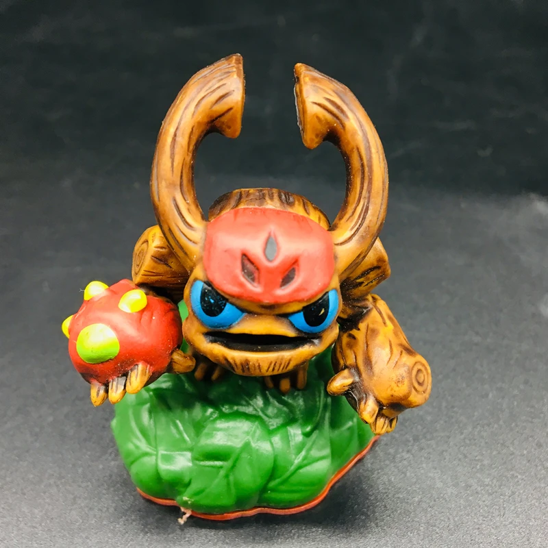 Skylanders Spyro Приключения Коллекционная команда дерево Человек Дракон молния стержень фигурка Модель Коллекция игрушки для детей - Цвет: Серебристый