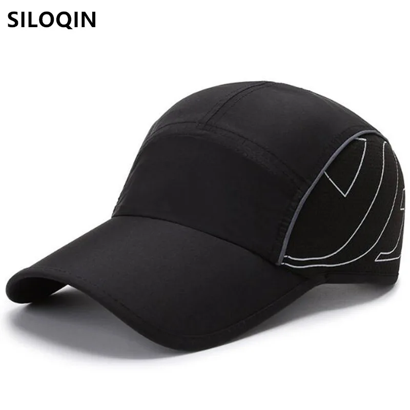 

SILOQIN Adjustable Size Men Women Mesh Cap New Summer Ultra-thin Breathable Baseball Caps Snapback Cap Casual Couple Sports Cap