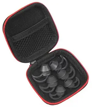 

Earbuds 3 Pairs (S, M, L) with Extra Layer Comfort Eartips for Bose QC20 QC20i SIE2 SIE2i IE2 IE3 in Ear Earphones (Black+Case)