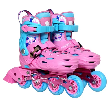

Kids Inline Skates Adjustable Rollerblade Children Tracer Inline Skate Wheels Outdoor Skating Shoes Sliding Skating Patines