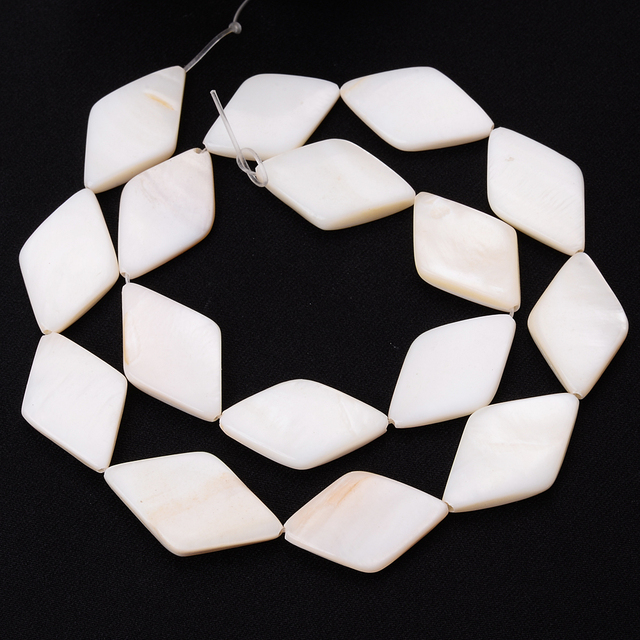 Shell Beads Mother of Pearl Love Star Oval Round Flat Loose Spacer Beads for Jewelry Making DIY Charm Bracelet Necklace