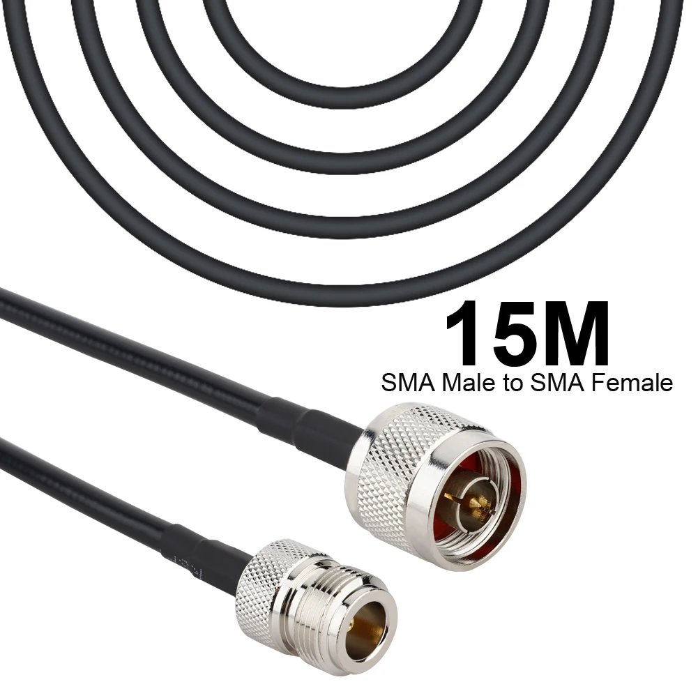 5/10/15 м кабель SMA охватываемый для SMA гайка проходной обжимной разъем RG316 коаксиальный кабель Соединительный - Цвет: A3