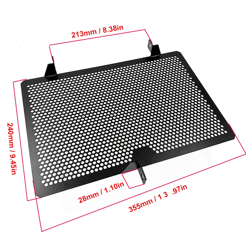 Motorcycle Radiator Guard Grille Oil Cooler Cover For KAWASAKI Z750 Z800 Z1000 Z1000SX NINJA 1000 2007 2008 2009 2010-2016 (7)