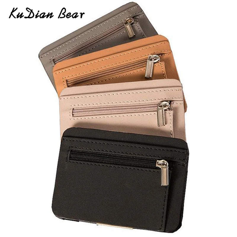 KUDIAN BEAR искусственная кожа для мужчин зажим денег мужской модный держатель