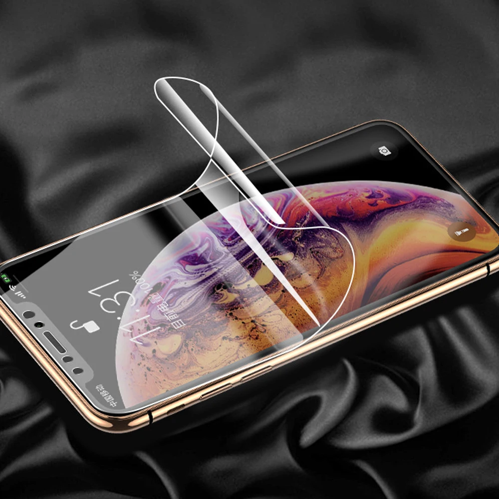 

Hydrogel Screen Protector For Samsung Galaxy A8 A6 A7 2018 Plus A6+ A8+ A9S Full Cover Protective nano Film(not glass)