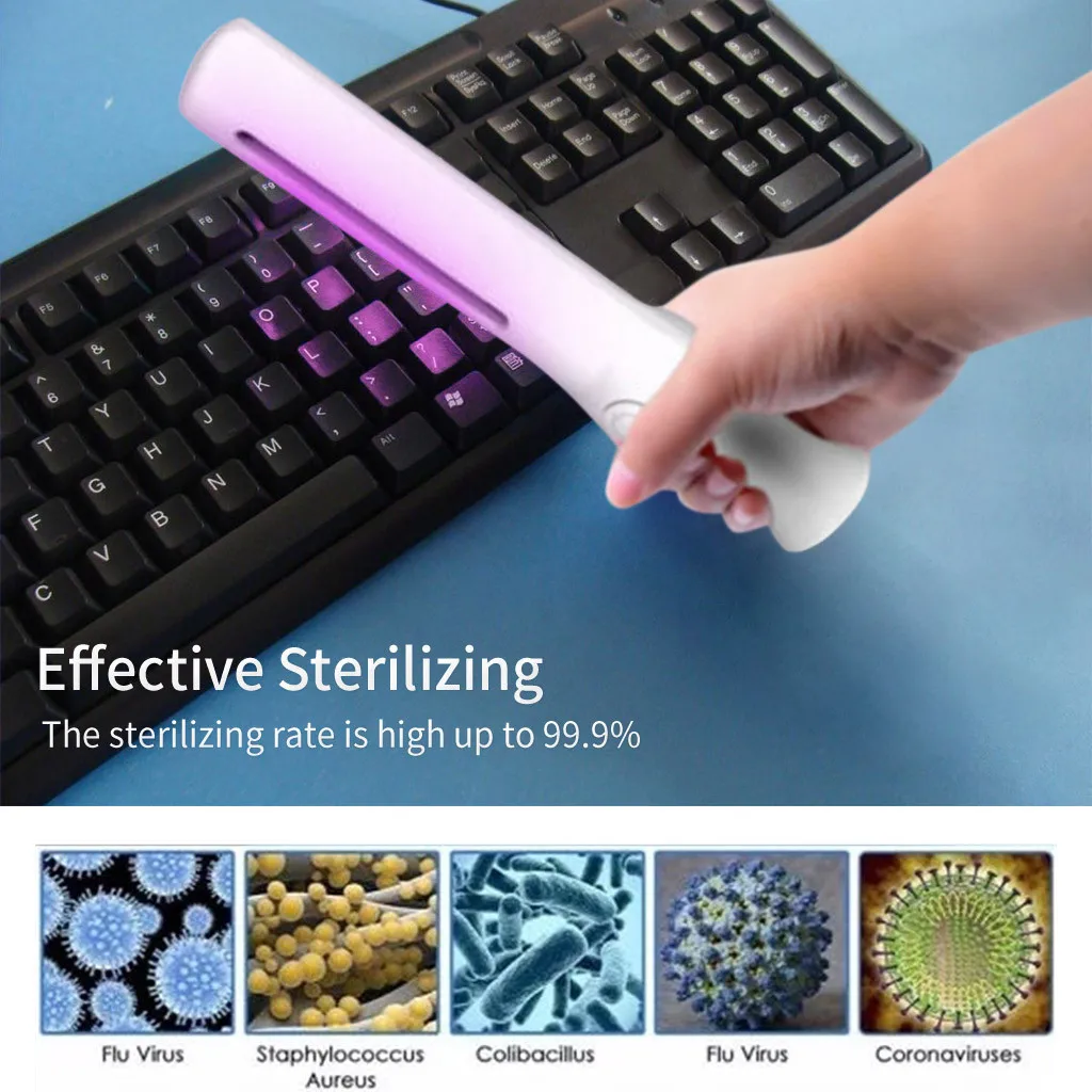 

2W Ultraviolet UV Sterilizer Light Foldable Sterilization Lamp Ultraviolet Light For Disinfect Bacterial Kill Mites Lights #N