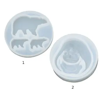 

Cute Cartoon DIY Silicone Molds Jewelry Pendant Making UV Resin Epoxy Mould T4MD