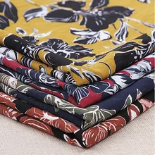 Lychee Life 50x140 см Ткань с цветочным принтом модные красочные ткани Ручное шитье для поделок одежда поставки украшения