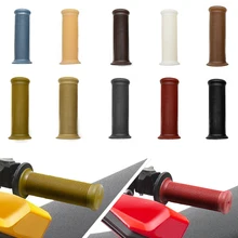 1 пара 22 мм 24 мм ручки мотоцикла Универсальная силиконовая рукоятка ручки конец для kawasaki bwm honda 10 цветов