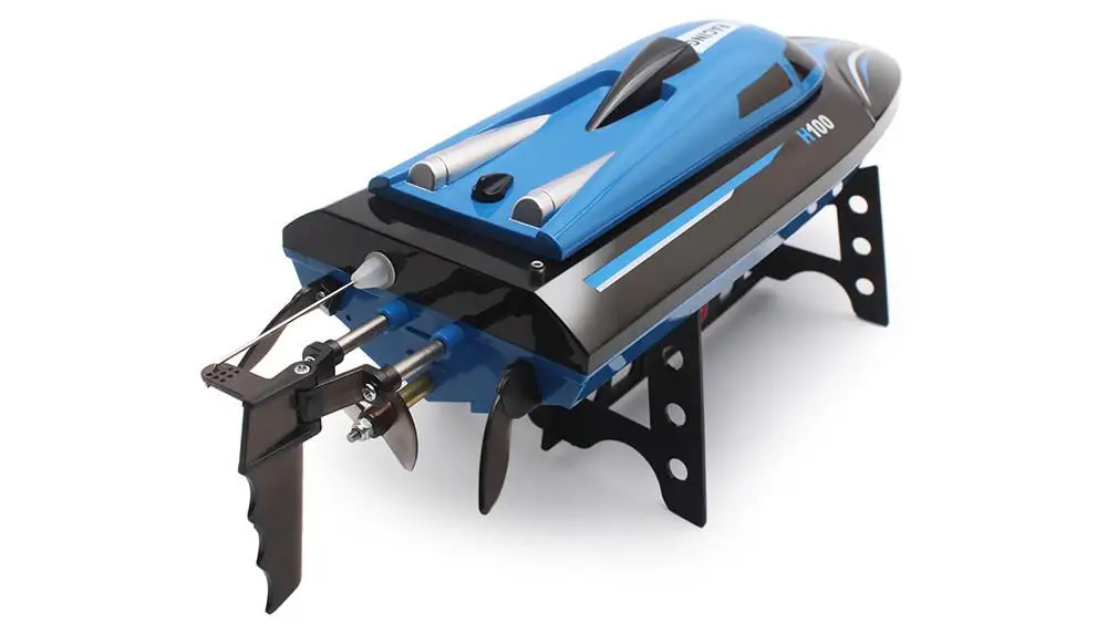 H100 2.4GHz 4CH High Speed RC Boat Catamaran RC Radio Remote Control Racing Boat with LCD