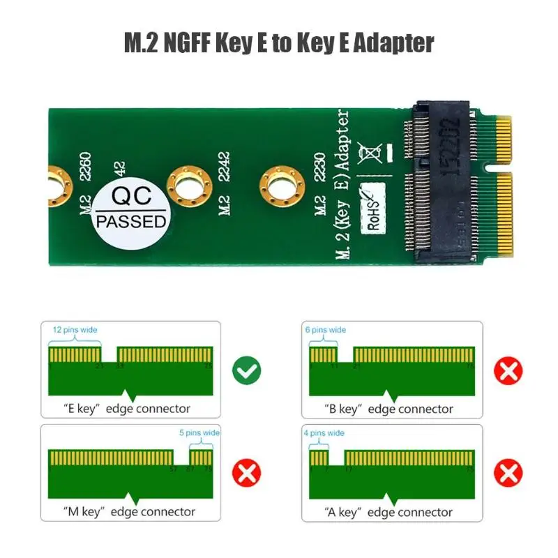 M.2 PCIE Накопитель SSD с протоколом NVME адаптер NGFF PCI E к PCI E и качественный легкий и деликатный для Intel 7265 8260 8260 9260