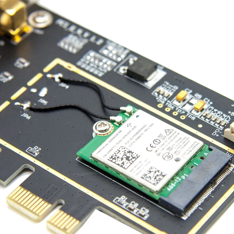 NGFF M2 к PCIE AC беспроводная сетевая карта передачи 9260 8265 1550 AC DW1560