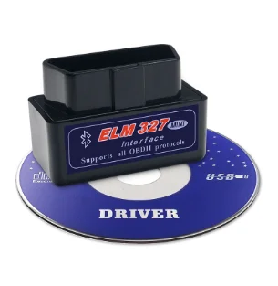 Black BT V2.1 Classic OBD2 Elm327 V1.5 Bluetooth Auto Adapter Bluetooth elm 327 Car Diagnostic Tool For Android/IOS/Symbian OBDII Protocol - Цвет: Black BT V2.1