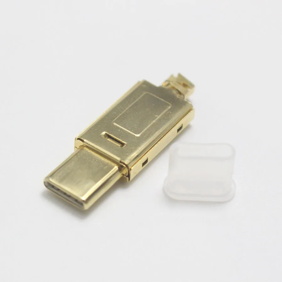 Никелированный/позолоченный USB 3. 0 4P Type C штекер сварочный 4 в 1 кабель для ремонта