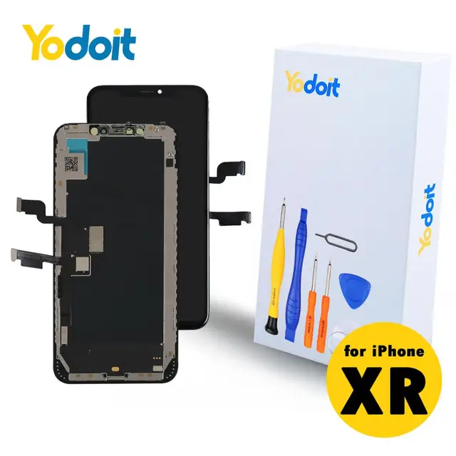 $US $53.19 Yodoit for iPhone XR LCD Display Screen Replacement Touch Screen Digitizer Assembly Camera Holder Waterproof adhesive+Tools