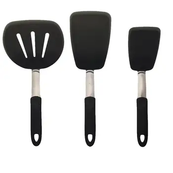 

Hot 3Pcs Non Sticky Cooking Turner Spatula Shovel Kitchen Cookware Omelette Pancake Pastry Turner Frying Pan Accesorries 123