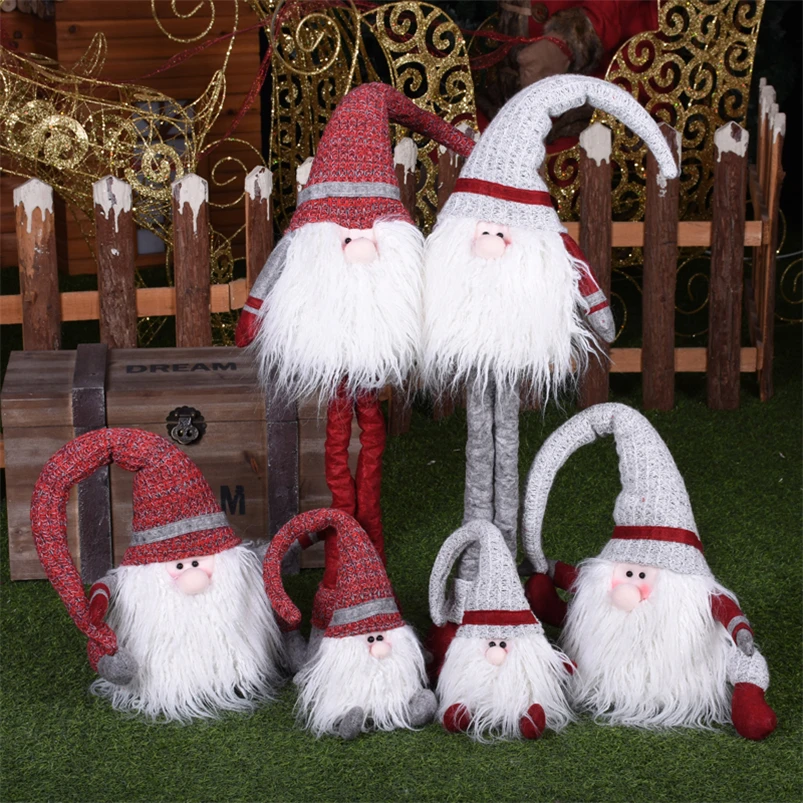 Рождественские украшения Санта-Клауса, Рождественские елочные украшения Regalos De navidad для дома, рождественский подарок для детей