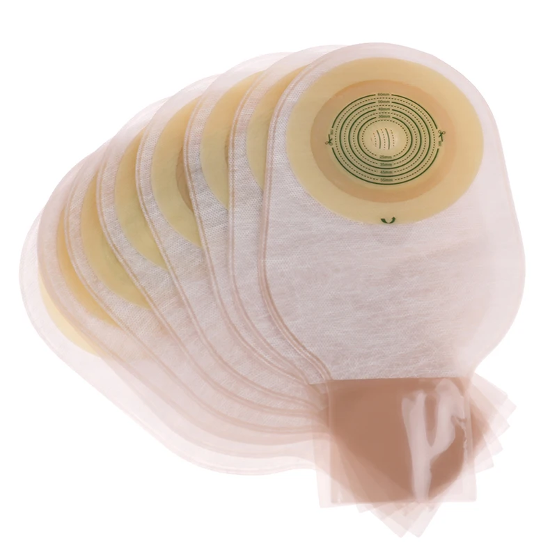 10pc Ostomy Bags, 3pc Ostomy Bags Clip, 1sheet Sticker System Colostomy