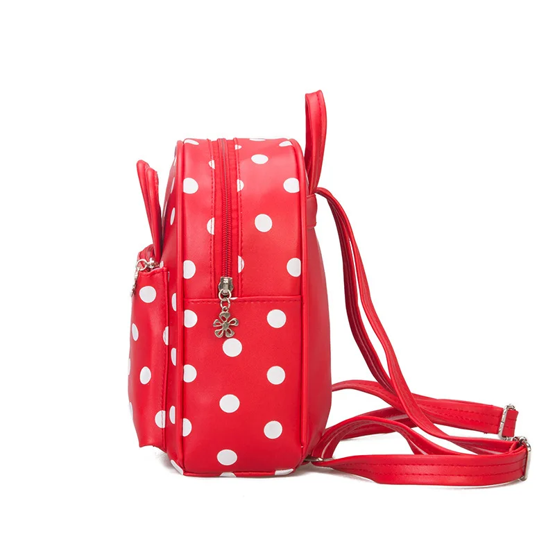 Детский 3D рюкзак в горошек с кроликом для девочек; mochilas escolares infantis; детские школьные сумки; милый ранец; школьные рюкзаки; детская сумка