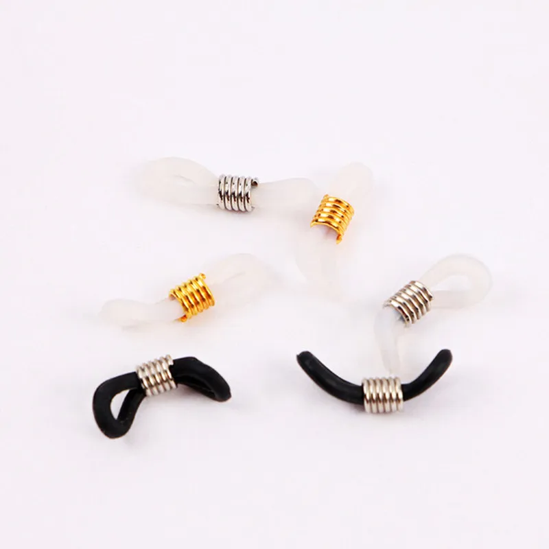 Ear Hook Eyeglasses Spectacles Chain Glasses Retainer Ends Rope Sunglasses Cord Holder Strap Retainer End Loop Connector 100 pcs glasses chain
