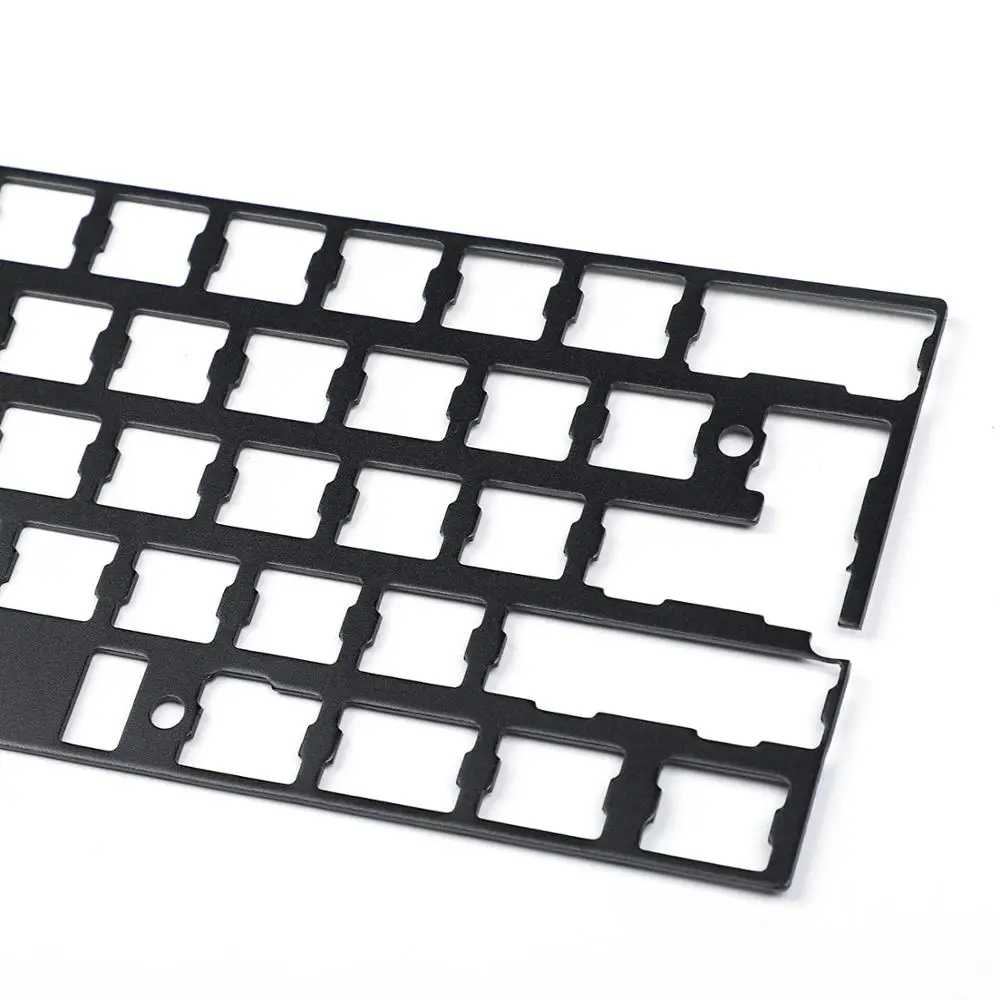 Placa de Posicionamento de Alumínio Anodizado Universal Suporte Iso Ansi para Gh60 Pcb 60 Teclado Faça Você Mesmo - Imagem 4