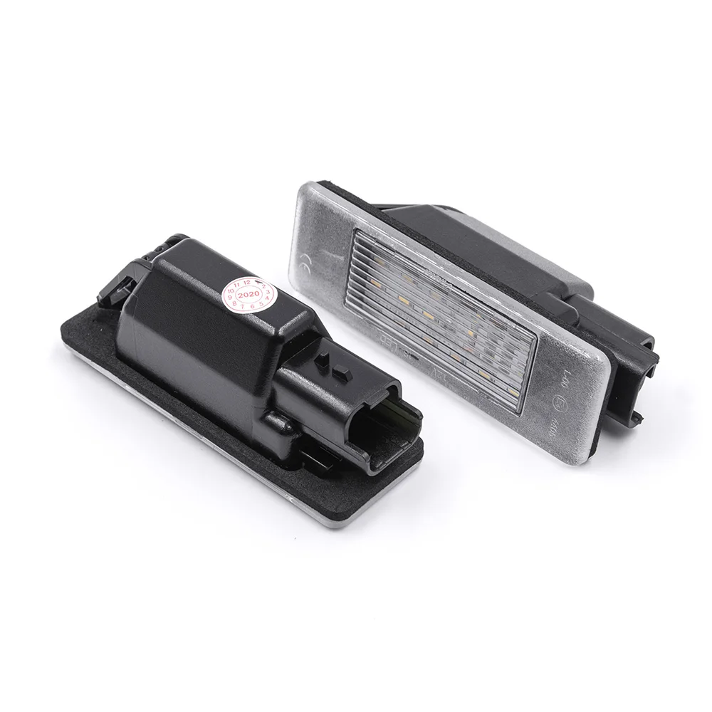 LEDライセンスプレートライト、ナンバープレートライト、プジョー