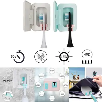 

UVC-LED Ultraviolet Toothbrush Holder Sterilizer Automatic Toothpaste Dispenser Squeezer Bathroom Accessories