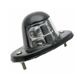 

4pcs/set 12V Number Tag Truck Van Replacement Parts Rear Lamp Trailer Car LED License Plate Light Easy Install Universal Lorry