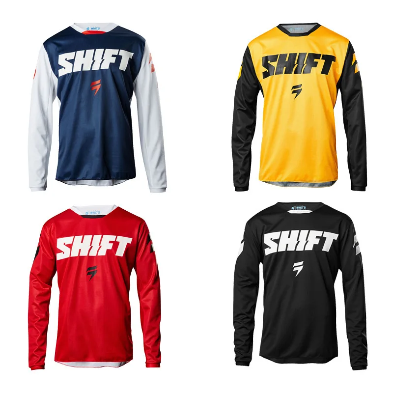 

Shift Bicycle Clothing Summer Bicycle Riding Clothes Long Sleeve Racing Suits Off-road Shirt Mountain Bike Service Quick-Dry Cus