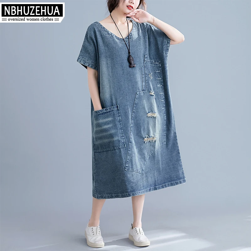 size 20 denim dress