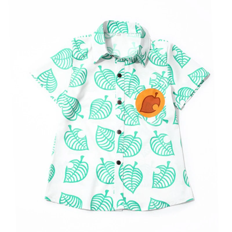 New Game Animal Crossing Tom Nook Cosplay Shirt Mask Accessories Adults Kids T Shirt Raccoon Family Short Sleeve Tops Costume New Game Animal Crossing Tom Nook Cosplay Shirt Mask Accessories Adults Kids T Shirt Raccoon Family Short Sleeve Tops Costume