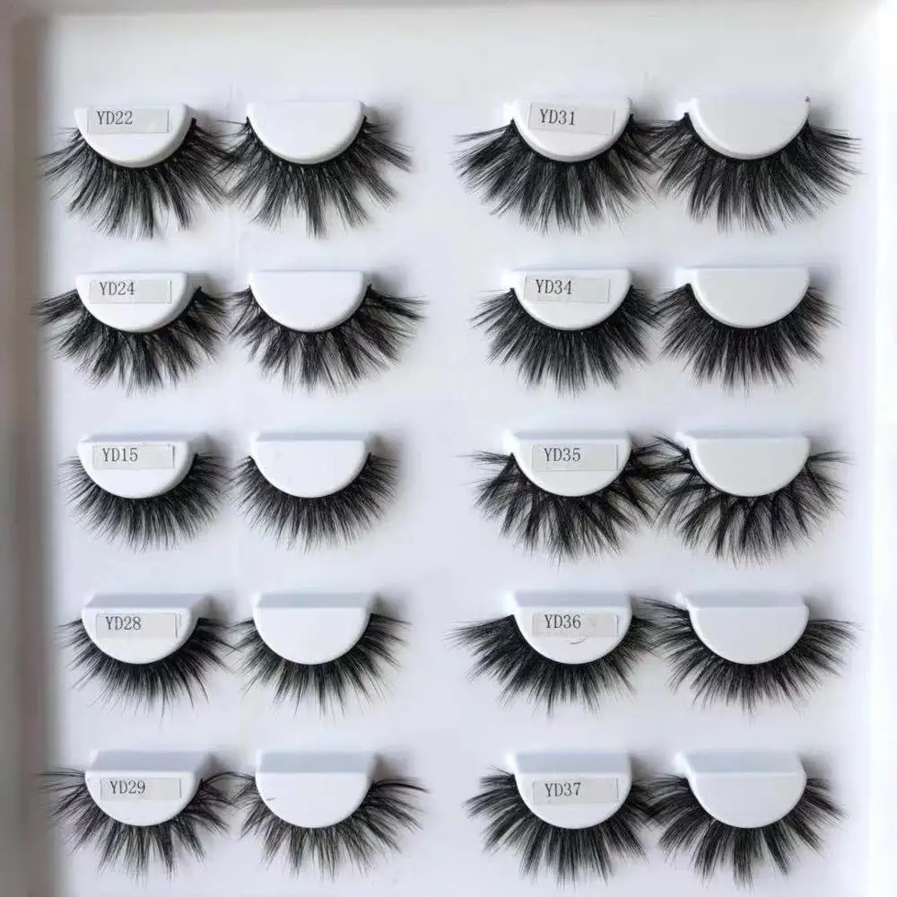 

DLM New Eyelashes lashes 10 pair 3D False Mink Hair False MInk Eye Lash Rzesy Mink Lashes Bulk