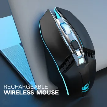 

X5 Bluetooth 5.0+3.0+2.4G Wireless Three Mode Mute Rechargeable Gaming Mouse Compatible with Windows XP, Vista, Win 7#T2