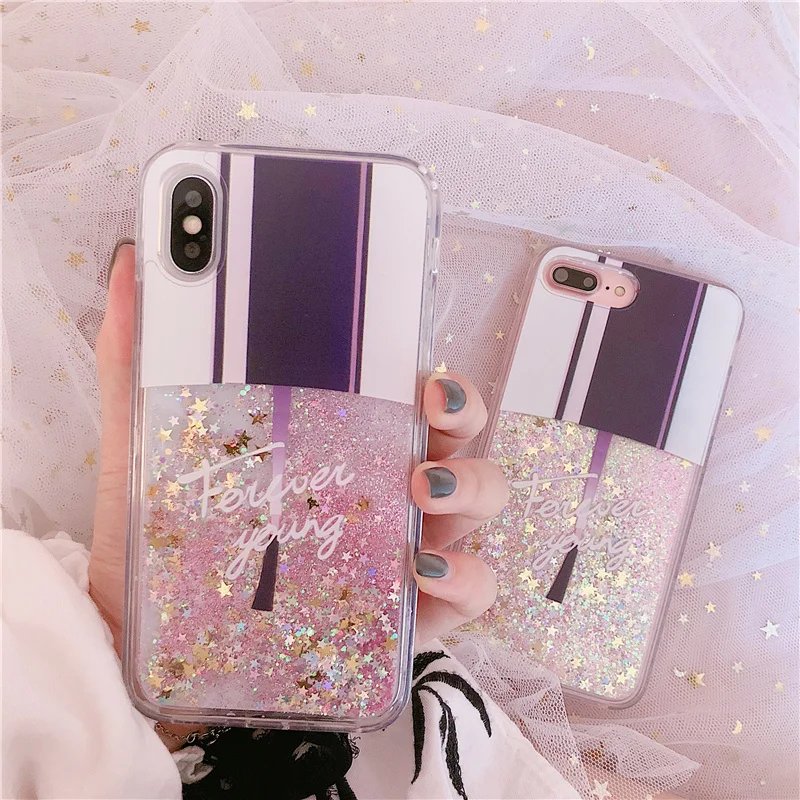 Glitter nail polish quicksand 17 phone case for iphone 15 14 Pro