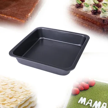 

8 Inch Square Cake Mold Cake Baking Tray Muffin Mold Bread Mould Tray Bakeware Tool Kitchen Supplies