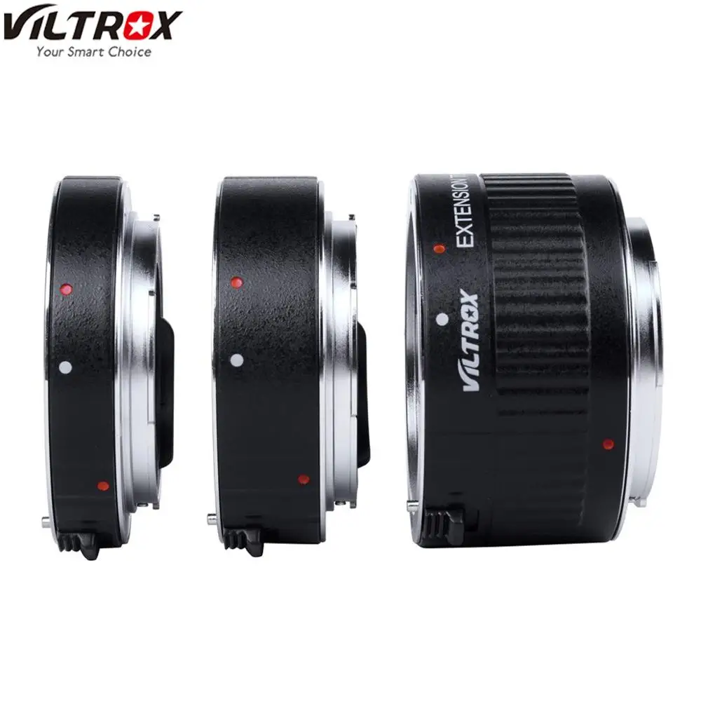 VILTROX DG-C 3Pcs Auto Focus Macro Extension Tube Set for Canon EOS EF EF-S Lens Adapter camera | Электроника
